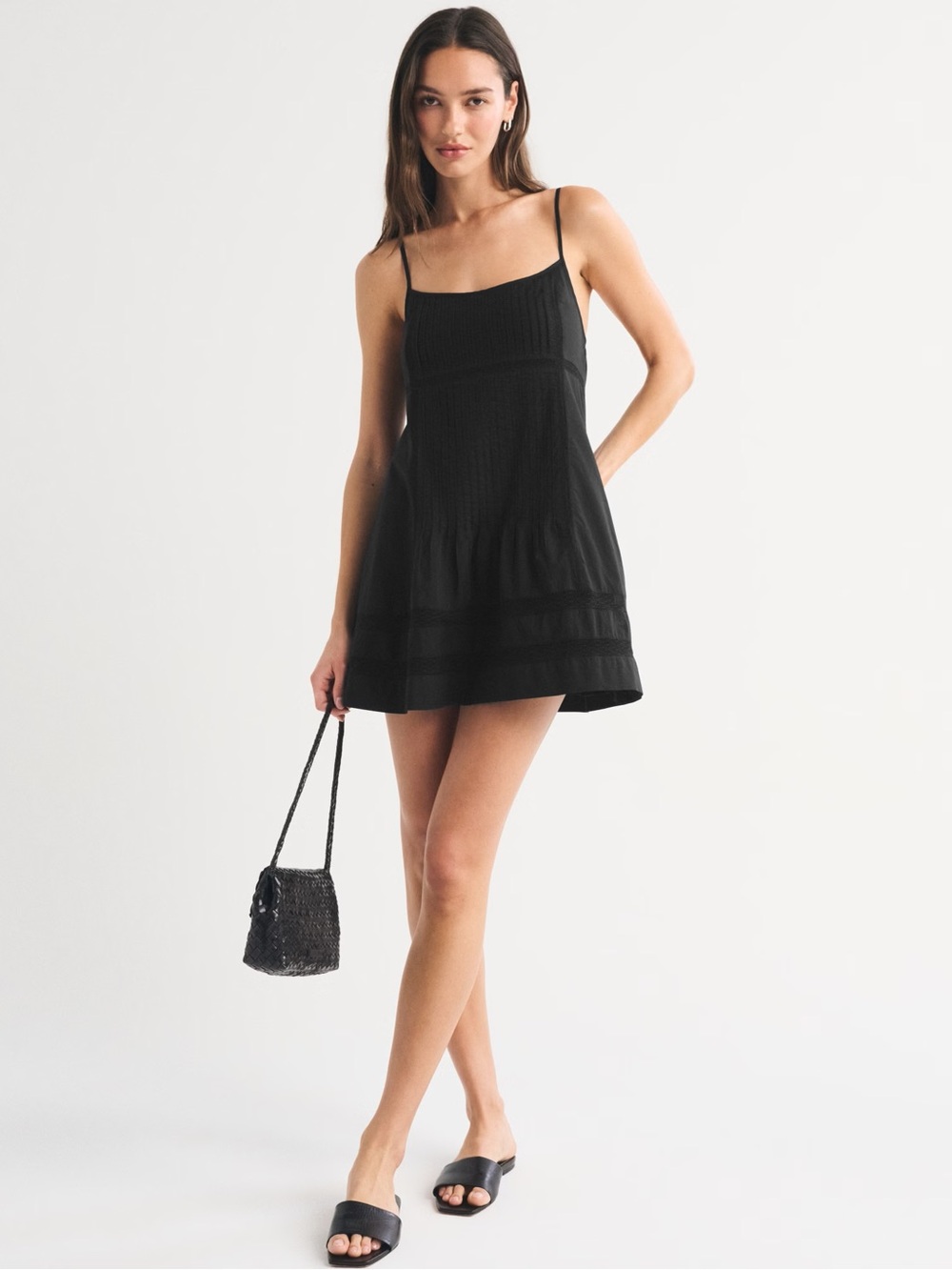 Abercrombie & Fitch Scoopneck Flowy Mini Dress - Picture 3 of 15